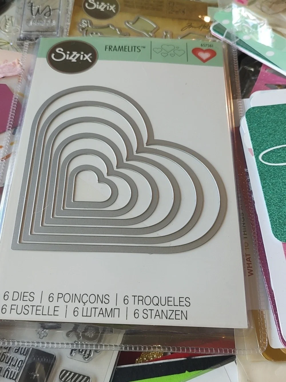 Assorted Craftd Scrapbooking Supplies, Stamps, Die Cuts & More - Mixed Colors - Picture 4 of 6